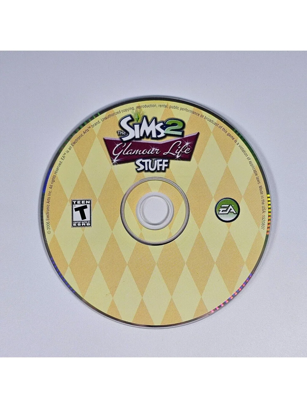 The Sims 2 Glamour Life Stuff PC CD-ROM Expansion Pack EA Games 2006 Manual